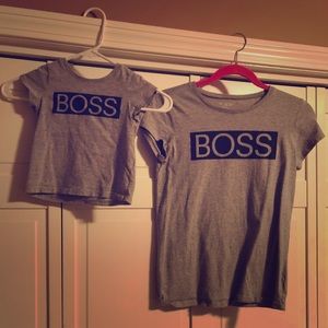 Boss matching shirts